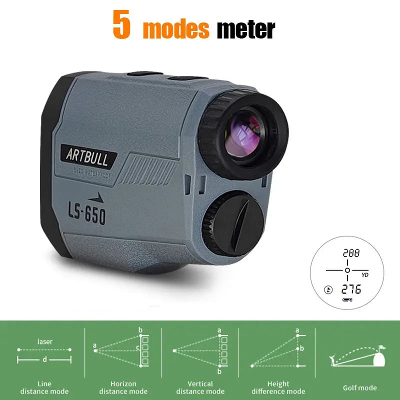 ARTBULL Golf Laser Rangefinder 1000M 650M Telescope with Flag-Lock Slope Pin Distance Meter for Hunting Monocular - Image 5