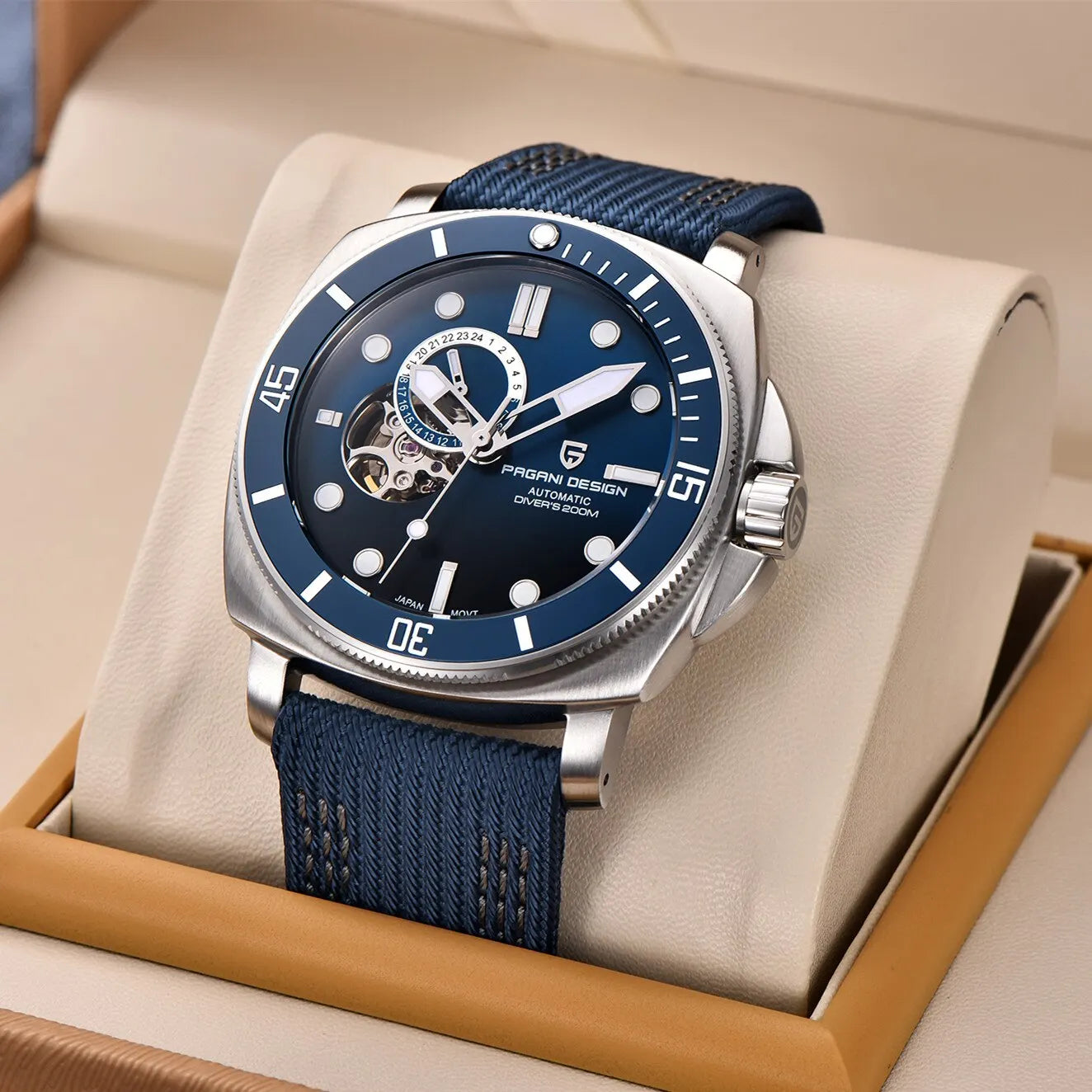 PAGANI DESIGN Brand Sports Men Mechanical Watch Fashion Sapphire 200M Waterproof Automatic Timecode Relogio Masculino 2024 New - Image 3