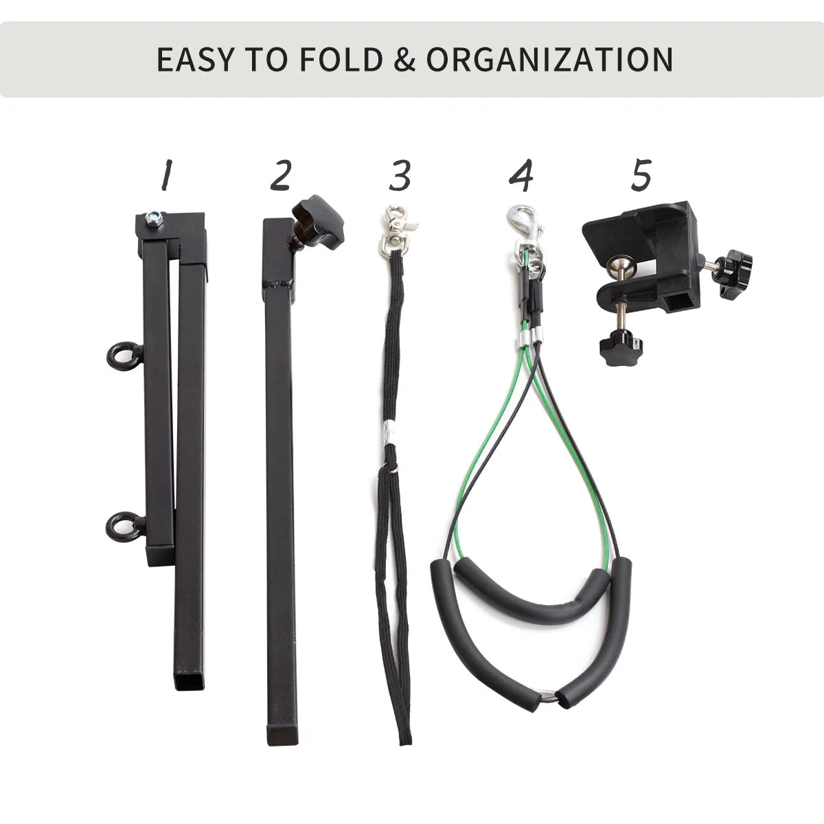 Adjustable Foldable Pet Grooming Table Arm with Sling - Image 7